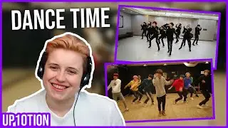 REACTION to UP10TION - SO DANGEROUS, CATCH ME, ATTENTION & WHITE NIGHT DANCE PRACTICES