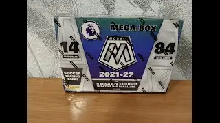 202122 Panini Mosaic Premier League EPL Soccer Mega Box
