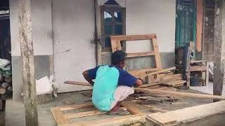 Traditional Skills: Building a Wooden Window for the Farm _FarmersLife _Shorts