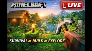 Minecraft LIVE ⛏️ | Survival ➜ Build ➜ Explore | Chill Gameplay