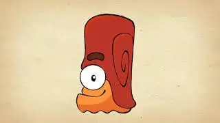 Wie zeichnet man Snailbrow von Cut the Rope - Kinder Video - Zeichentrick - deutsch