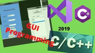 Creating your first GUI Program || Basic commands || Get Started (VS-2019) || C# & C++/CLI