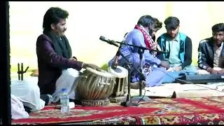 Ustad Inayat Gulzar From Sanghar performing tabla at Christmas musical night Padri-jo-goth.