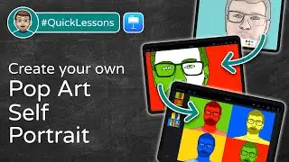 Create your own Pop Art Self Portrait in Keynote   |   iPad #QuickLessons