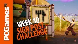 Fortnite challenge guide: search the treasure map signpost found in Junk Junction