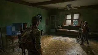 The Last of Us Part I - Ellie and Sam Play Darts