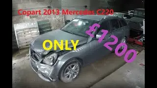 £1200 Copart 2013 Mercedes C220 CDI Estate Part 1 : First Impressions!!!