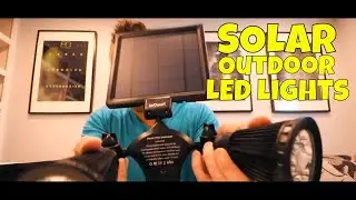 ieGeek Solar Powered LED Security Light with Motion Detection 30 feet away: Review & Motion Test