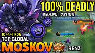 MOSKOV BEST BUILD 2022 | TOP GLOBAL MOSKOV GAMEPLAY | MOBILE LEGENDS✓