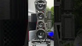 MUNICH HIGH END SHOW 2025 IO Design presents a completely open loudspeakers !