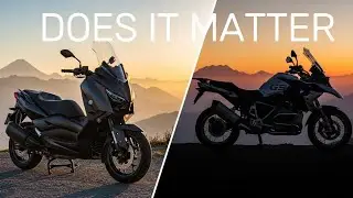 BMW GS1200 vs. Yamaha XMax 300: The Truth About the Biker Code