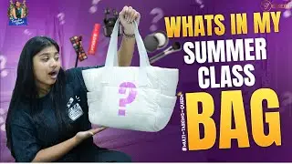 What's in my Summer Class Bag || Trending Dhanvi ||  #dhanvivlogs #trendingdhanvi