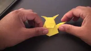 Закладка для книг &laquo;Оригами Покемон Пикачу&raquo; &mdash; SunderOrigami!