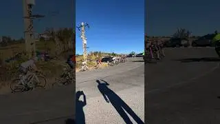 Racing peloton on climbing! #viralvideo #bike #viral #viralshort