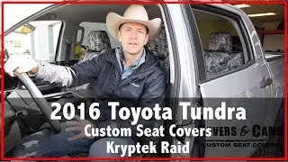 2016 Toyota Tundra Kryptek Raid Custom Seat Covers