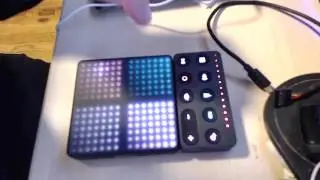 Short demo of making and using loops on Roli blocks