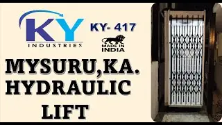 417_Geetha Shah Hydraulic Customized Lift Installed in Mysuru | KY Industries