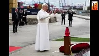 Pope prays at Beirut port blast site on last day of Lebanon visit 