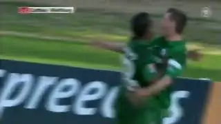 Jacek Krzyn&oacute;wek gol Energie - Wolfsburg 1-2 Bundesliga 22.09.2007