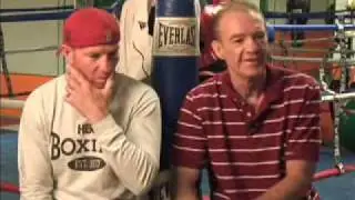 Boxers shadowed by The Fighter stars