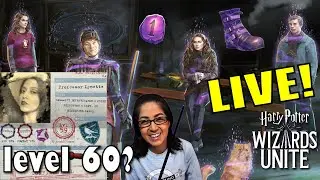 LIVE! Brilliant Dialogue Reaction + getting to LEVEL 60?! ⚡ Harry Potter: Wizards Unite