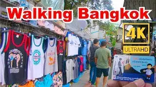 Walking Trips In Bangkok From Bts Nana Go To Asoke intersection - 4k