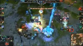 EU LCS - W8D2 - Fnatic vs. EG almost comeback teamfight
