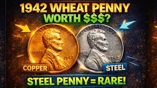 1942 Wheat Penny Value 💰 Copper vs Steel &ndash; Worth Thousands?