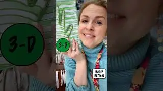 How to draw a 3-D Hand Design #howtodraw #artteacherideas #3dart