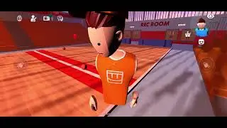 Dodgeball game in Rec room