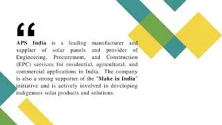 Australian Premium Solar India Limited IPO Review