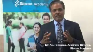 Mr. SS.Easwaran, Academic Director, Biocon Academy speaks on 'BITS-Biocon Program in QCMB'