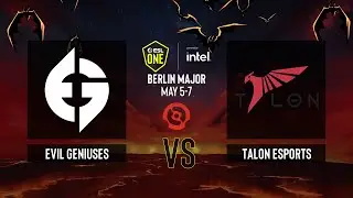 Dota2 - Evil Geniuses vs Talon Esports - Game 2 - ESL One Berlin 2023 - Playoffs