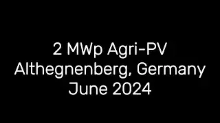 Double Harvest: Revolutionising Farming with Solar Power in Althegnenberg