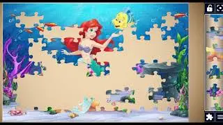 The Little Mermaid🧜 & Flounder🐠 Underwater Fun🎊💖🎀🎉🥳😀 @jigsawzone 