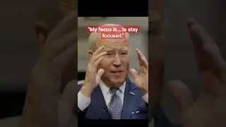 Joe Biden's focus is to stay focused. #shorts #biden #trump #politics