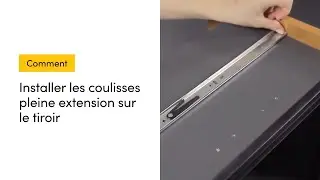 Bestar - Comment installer les coulisses pleine extension sur le tiroir