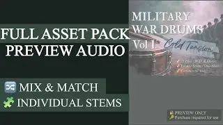 [FULL PACK] Military War Drums Vol.1: Cold Tension  | Stems & Loops PREVIEW
