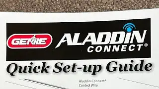 Genie Aladdin Connect. Bring Old Door Opener into Wi-Fi app based system. #geniegaragedoor
