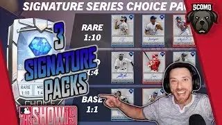3 Signature Choice Pack Openings! 12 New Signature Cards! Huge Update - MLB The Show 19