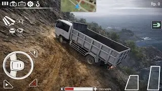 ES Truck Simulator ID Gameplay | Real Indonesian Truck Driving | Android Simulator Game