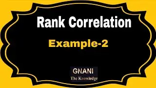 How to calculate rank Correlation ||