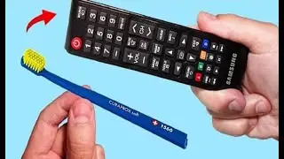 How to repair TV remote control!? Just use a regular toothbrush and fix the remote!