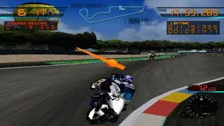 500 GP - Deluxe Cabinet - Namco Super System 23 - Paul Ricard - Suzuki RGV-&Gamma; 500  -10 Laps-Full Race