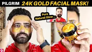 Pilgrim 24K Gold FACE MASK Review | FACE MASK vs FACE SERUM - Which is Best! @QualityMantra ​
