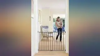 Qdos Extending SafeGate Baby Gate - Meets Tougher European Standards - Angle Mount review