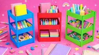 Origami Three Tier Shelf | How to make a paper organizer