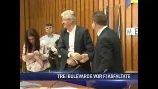 Trei bulevarde vor fi asfaltate