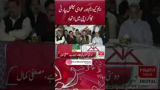 Alliance of MQM and Awami National Party in Karachi