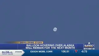 What is it? White balloon object spotted over Anchorage